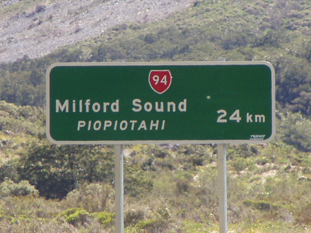 Milford Sound road